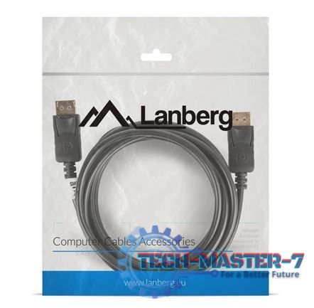 Kabel DisplayPort M/M 4K 3M czarny Kabel DisplayPort M/M 4K 3M czarny