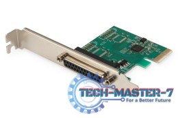 Karta rozszerzeń (Kontroler) LPT PCI Express, 1xDB25, Low Profile, Chipset: ASIX99100