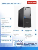 Komputer ThinkCentre Neo 50t G5 TWR 12UD001WPB W11Pro i7-14700/16GB/512GB/INT/DVD/3YRS OS