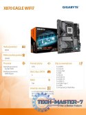 Płyta główna X870 EAGLE WIFI7 AM5 4DDR5 HDMI/USB-C ATX