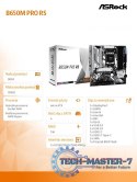Płyta główna B650M PRO RS AM5 4DDR5 HDMI/DP mATX