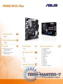 Płyta główna PRIME B550-PLUS AM4 4DD R4 HDMI/DP M.2 ATX