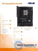 Płyta główna TUF GAMING B650-PLUS WIFI AM5 4DDR5 ATX