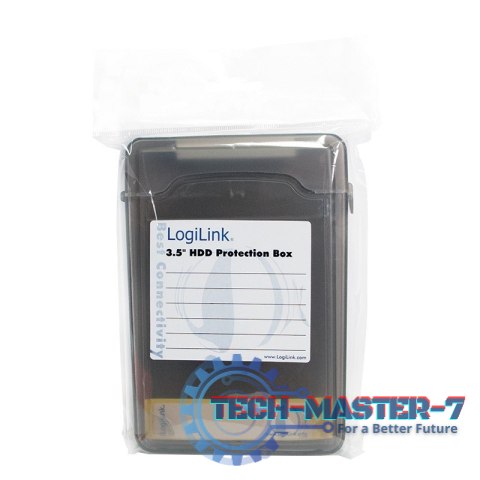 Pudełko ochronne do HDD 3.5 cala Czarne Pudełko ochronne do HDD 3.5 cala Czarne