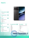 Smartfon Nord 4 5G 12/256 GB CPH2663 czarny