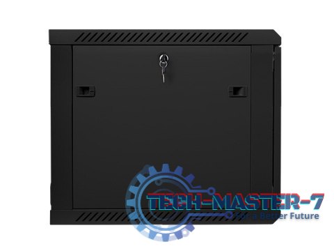 Szafa instalacyjna wisząca 19'' 9U 600X600mm czarna (drzwi szklane) Szafa instalacyjna wisząca 19'' 9U 600X600mm czarna (drzwi szklane)