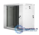 Szafa instalacyjna wisząca dwusekcyjna 19'' 12U 600X600mm szara