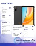 Tablet Armor Pad Pro 4G 8" 8/128GB czarny