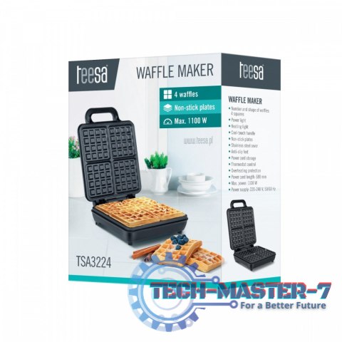 Gofrownica 4 gofry 1100W teflon Gofrownica 4 gofry 1100W teflon