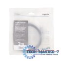 Kabel DisplayPort 8K/60 Hz,DP/M do DP/M aluminiowy 2m