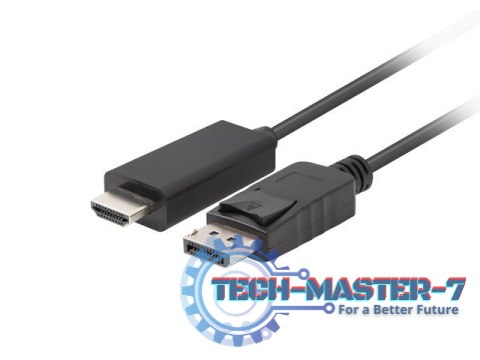 Kabel DisplayPort (M) V1.1 -> HDMI (M) 5m czarny Kabel DisplayPort (M) V1.1 -> HDMI (M) 5m czarny