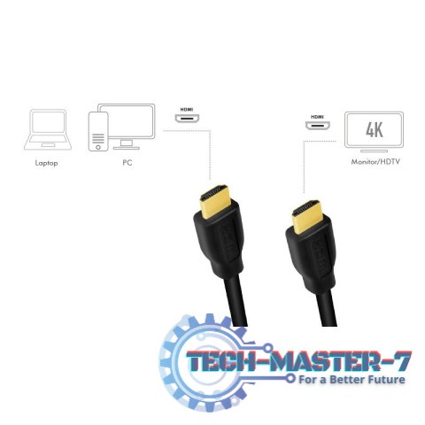 Kabel HDMI 4K/60Hz, CCS, 5m Czarny Kabel HDMI 4K/60Hz, CCS, 5m Czarny