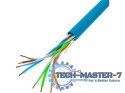 Kabel LAN UTP 100Mb/s 305m drut cca niebieski
