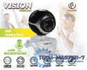 Kamera Internetowa VISION typ sensora CMOS rozdzielczość 640x480, Focus:od 3cm do nieskończoności, 30 klatek/s, wbudowany mikrof