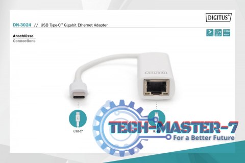 Karta sieciowa przewodowa USB 3.0 Typ C do Gigabit Ethernet 10/100/1000Mbps Karta sieciowa przewodowa USB 3.0 Typ C do Gigabit Ethernet 10/100/1000Mbps