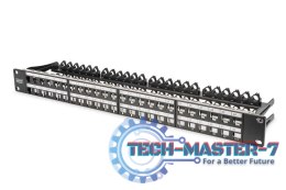 Modułowy panel krosowy (patch panel) o dużej gęstości połączeń, 19