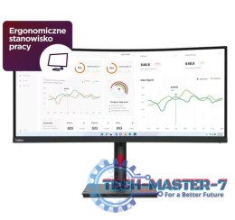 Monitor 34 cale ThinkVision T34w-30 WLED LCD 63D4GAT1EU