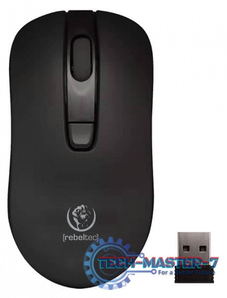 Mysz bezprzewodowa Rebeltec STAR black 800/1000/1600 DPI