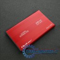 Obudowa na dysk HDD/SSD 2.5 cala SATA3 | USB 3.0 | Czerwona