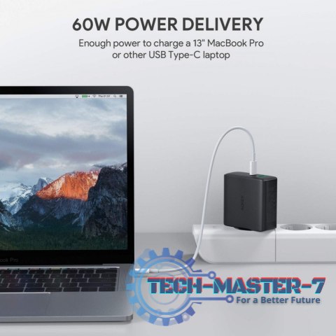 PA-D3 ładowarka sieciowa 2xUSB Power Delivery (1xUSB A+1xUSB C) 60W 5.4A PA-D3 ładowarka sieciowa 2xUSB Power Delivery (1xUSB A+1xUSB C) 60W 5.4A