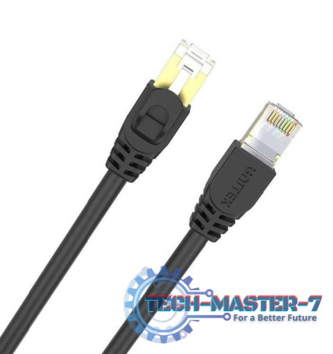 Patchcord Cat.7 SSTP (8P8C) RJ45, 2M, C1810EBK Czarny Patchcord Cat.7 SSTP (8P8C) RJ45, 2M, C1810EBK Czarny
