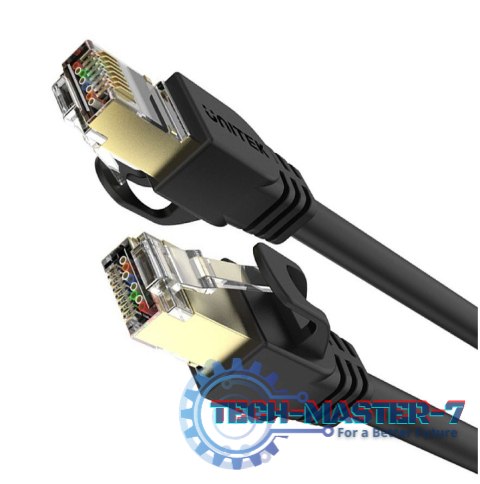 Patchcord Cat.7 SSTP (8P8C) RJ45, 2M, C1810EBK Czarny Patchcord Cat.7 SSTP (8P8C) RJ45, 2M, C1810EBK Czarny