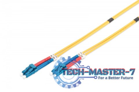 Patchcord FO Singlemode 09/125 OS2 LC-LC duplex 2m Żółty