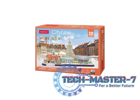 Puzzle 3D Cityline Warszawa Puzzle 3D Cityline Warszawa