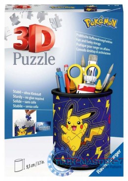Puzzle 57 elementów 3D Przybornik Pikachu