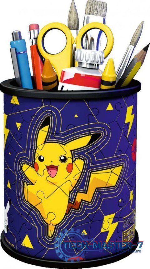 Puzzle 57 elementów 3D Przybornik Pikachu Puzzle 57 elementów 3D Przybornik Pikachu