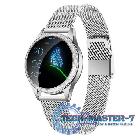 Smartwatch Oro Smart Crystal Srebry Smartwatch Oro Smart Crystal Srebry