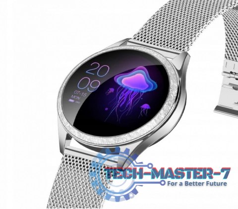 Smartwatch Oro Smart Crystal Srebry Smartwatch Oro Smart Crystal Srebry