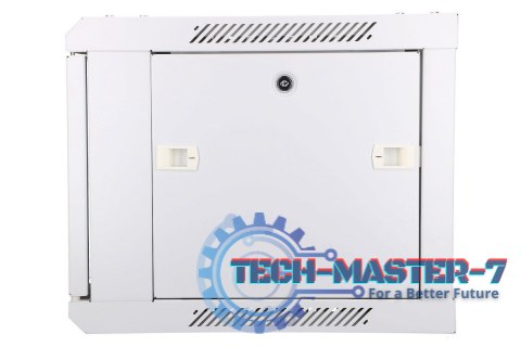 Szafka wisząca rack 6U 600x450 szara szklane drzwi Szafka wisząca rack 6U 600x450 szara szklane drzwi