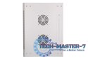 Szafka wisząca rack 6U 600x450 szara szklane drzwi