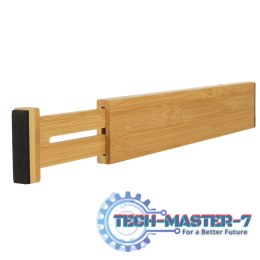 Organizer do szuflady bambusowy separator regulowany na sztućce narzedzia 43cm 1 sztuka
