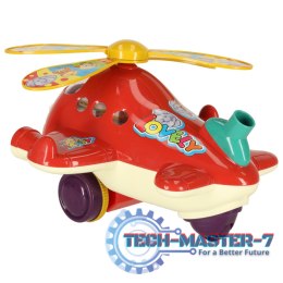 Pchacz na kiju samolot helikopter z dźwiękiem