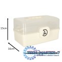 Pojemnik na leki organizer pudełko apteczka 29 x 16 x 15 cm