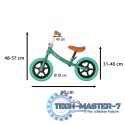 Rowerek biegowy Trike Fix Balance ultra lekki 1,8kg turkusowy