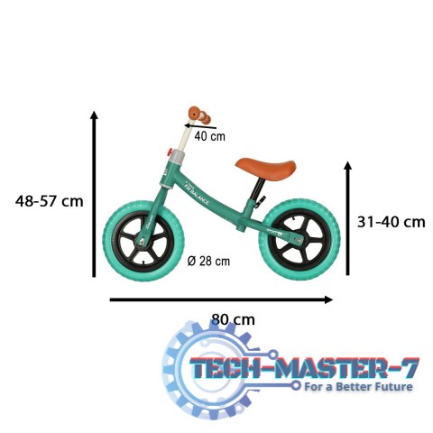 Rowerek biegowy Trike Fix Balance ultra lekki 1,8kg turkusowy Rowerek biegowy Trike Fix Balance ultra lekki 1,8kg turkusowy