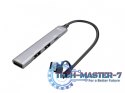 Hub USB-C/USB-A Metal 1x USB 3.0 + 3x USB 2.0