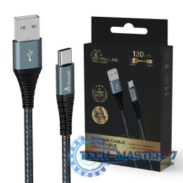 Kabel USB Typ-A do USB Typ-C Smart Life 1.2m czarny