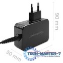 Ładowarka GaN Power Pro | 1xUSB-C | 65W | 5-20V | 3-3.25A | Czarna