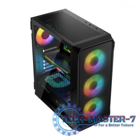 Obudowa Komputerowa Logic Portos ARGB Midi USB 3.0 Czarna Obudowa Komputerowa Logic Portos ARGB Midi USB 3.0 Czarna