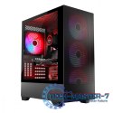 Obudowa komputerowa Siroco ARGB Flow Midi USB 3.0x2+Type-C Czarna