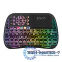 Podświetlana klawiatura bezprzewodowa RGB BT + 2.4 GHz , TV Box, Smart TV, Konsole, PC, KW-04