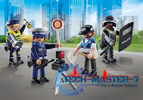 Action Heroes 71730 Zestaw figurek policjantów Action Heroes 71730 Zestaw figurek policjantów