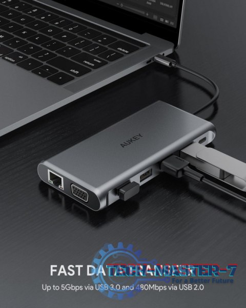 CB-C78 aluminiowy HUB USB-C | 12w1 | RJ45 Ethernet 10/100/1000Mbps | 2xUSB 3.1 | 2xUSB 2.0 | 2xHDMI 4k@30Hz | VGA | SD i microSD CB-C78 aluminiowy HUB USB-C | 12w1 | RJ45 Ethernet 10/100/1000Mbps | 2xUSB 3.1 | 2xUSB 2.0 | 2xHDMI 4k@30Hz | VGA | SD i microSD