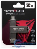 Dysk zewnętrzny SSD 512GB PVP30 Duo Compact 1000/1000 MB/s USB 3.2 USB-C