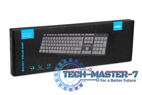 Klawiatura ERIS Grey USB Klawiatura ERIS Grey USB
