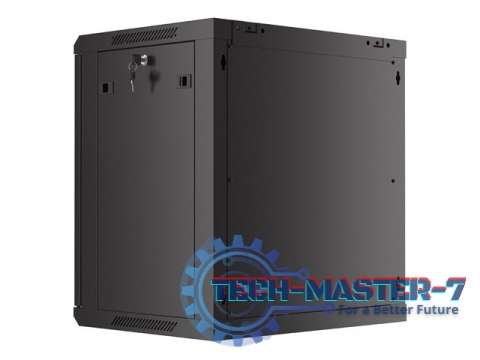 Szafa wisząca 19 cali 12U 600x450 drzwi perforowane (flat pack) czarna Szafa wisząca 19 cali 12U 600x450 drzwi perforowane (flat pack) czarna